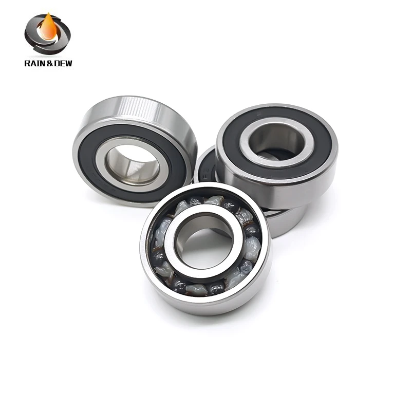 2PCS 6203RS CB 17X40X12mm Cuscinetto In Ceramica Ibrido ABEC-7 Industria Motore Mandrino 6203HC Ibridi Si3N4 Cuscinetti A Sfere 3NC 6203RS