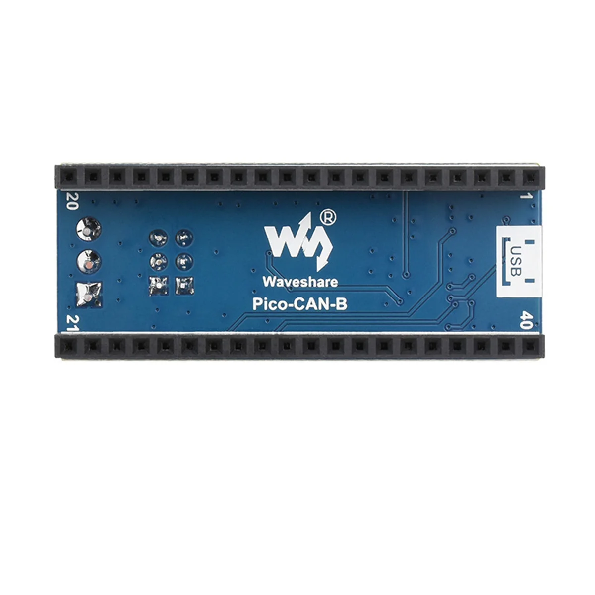 Waveshare Pico CAN Expansion Board for Raspberry Pi Pico Series SPI Interface Long-Distance Communication Expansion Board