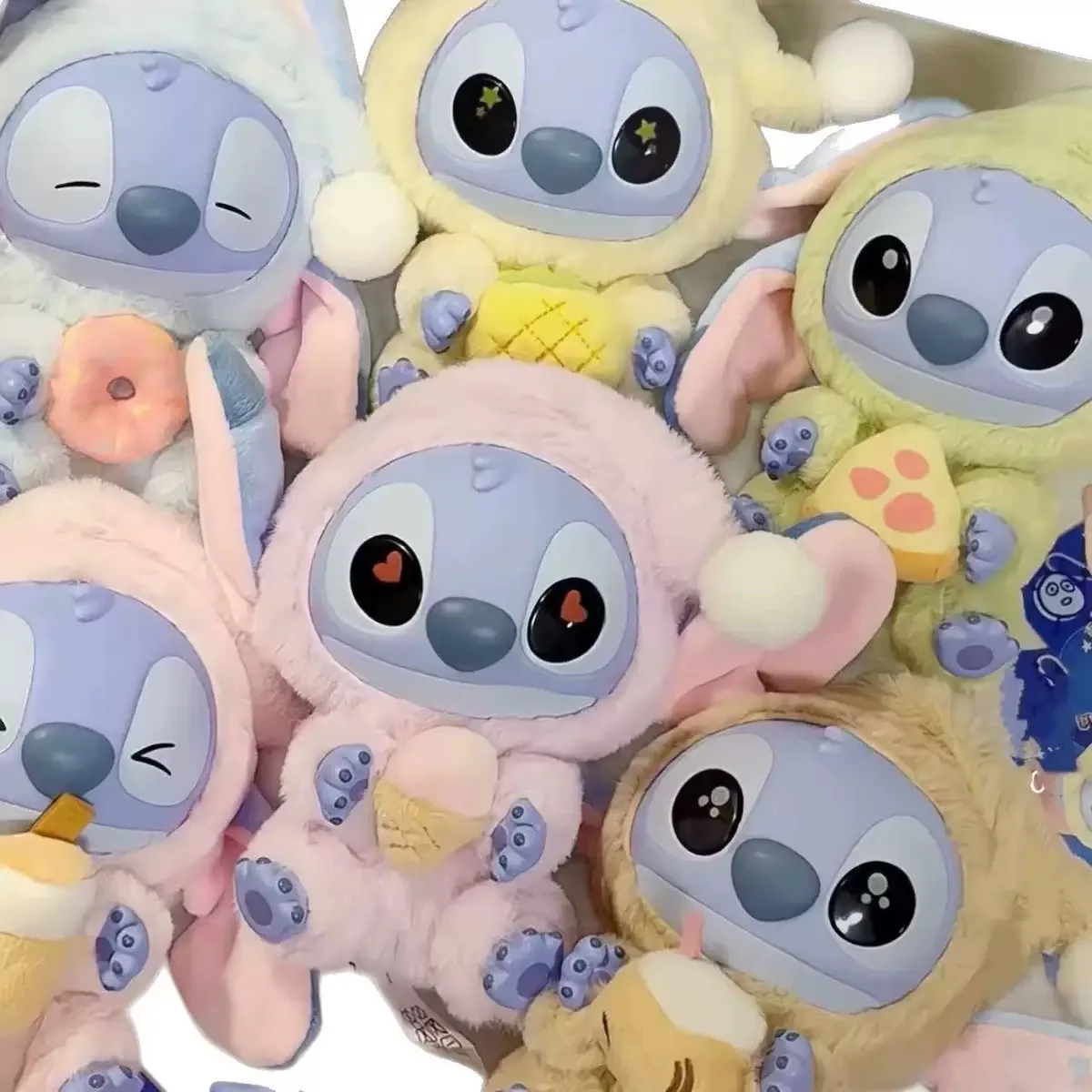High Quality Stitch Eat Something Before Sleep Series Blind Box Plush Vinyl Toy Cute Doll Mystery Box Bag Pendant Christmas Gift - Image 5