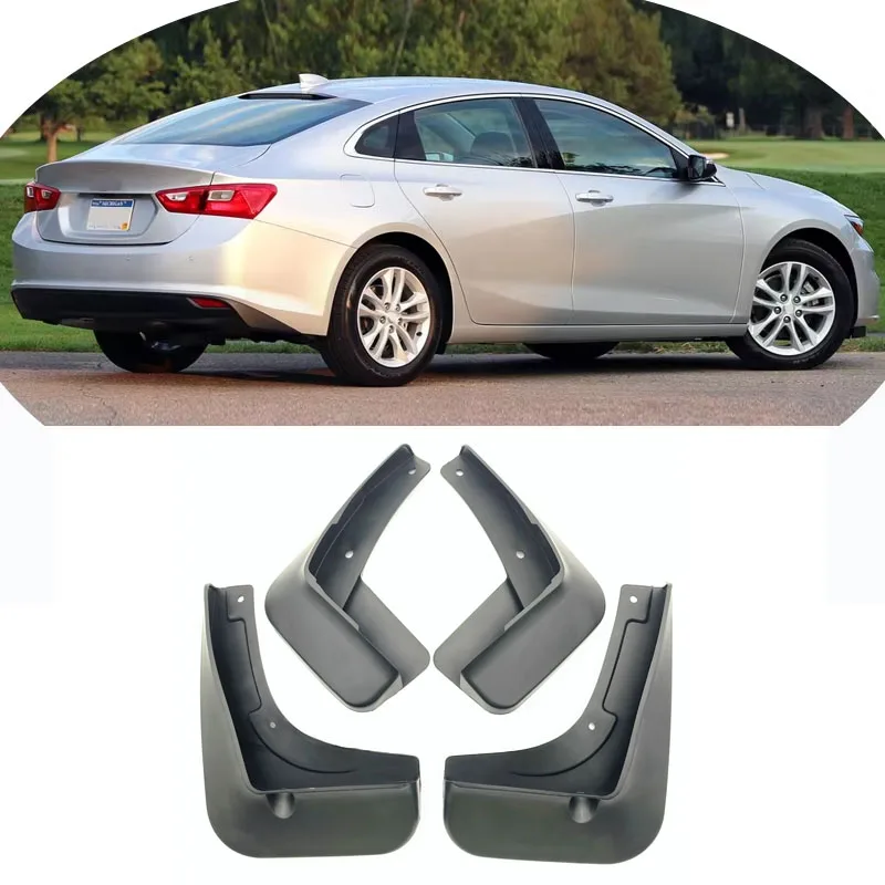 Fender Mudflaps Auto Accessories 4 PCS Car Mud Flaps for Chevrolet Malibu 2016~2019 Mk9 2017 2018 Mudguard Splash Guards
