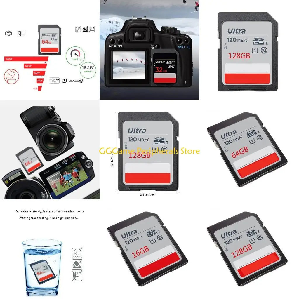 

U55B Original Digital Card Memory Card Digital Card 120Mb/s Read HighSpeed 16GB 32GB 64GB 128GB for Camera