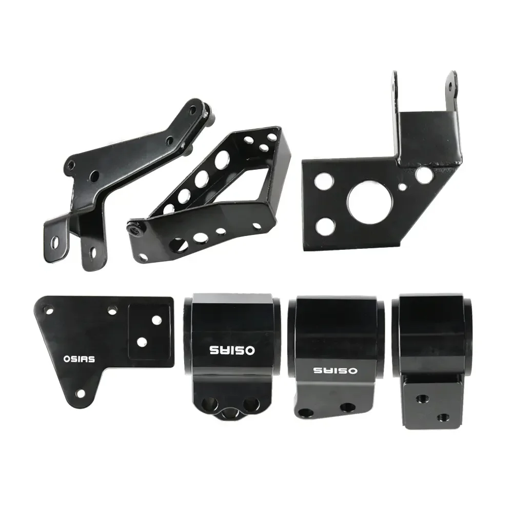 Black For Honda For Civic K-Series Engine Mount Bracket For 1992-95 K-Swap Cars Fits K24 K20 62A(1992-95) Models EG K20 K24 - view 3
