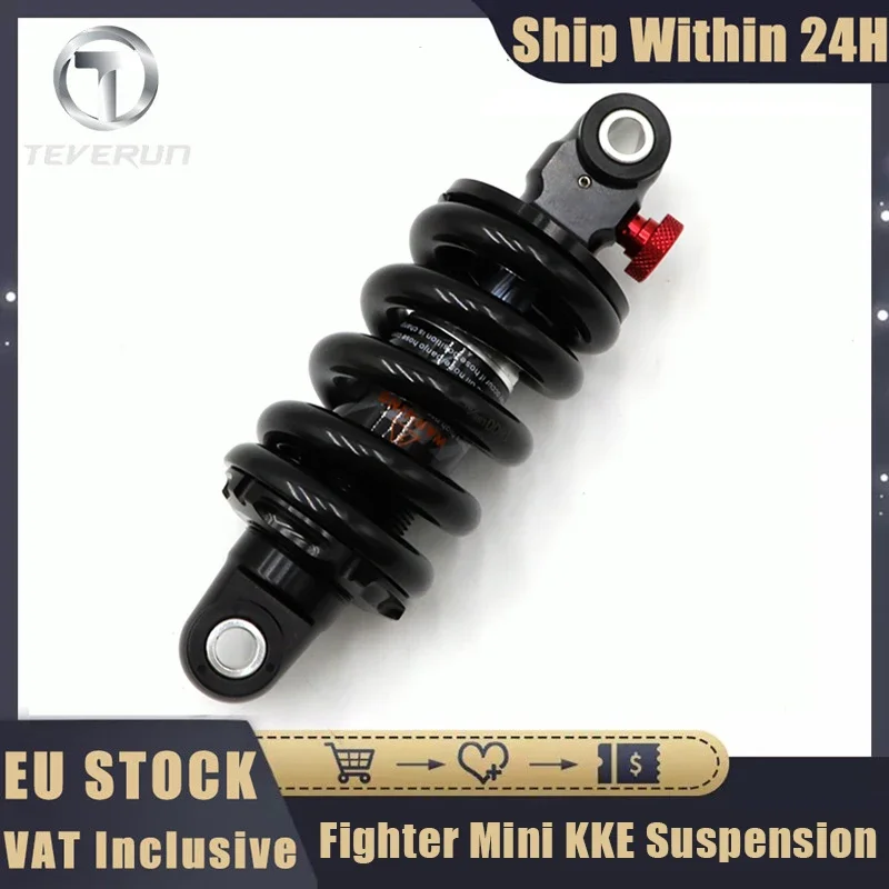 Sospensione idraulica originale KKE da 135 mm per Teverun Fighter Mini/Mini PRO Scooter elettrico Ammortizzatore a sospensione regolabile