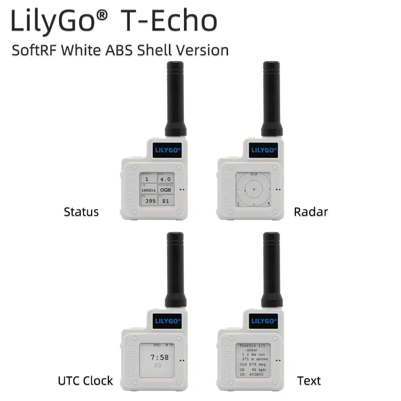 LILYGO TTGO T-Echo NRF52840 LoRa SX1262 433/868/915MHz Wireless Module 1.54 E-Paper L76K GPS BME280 Sensor Development Board