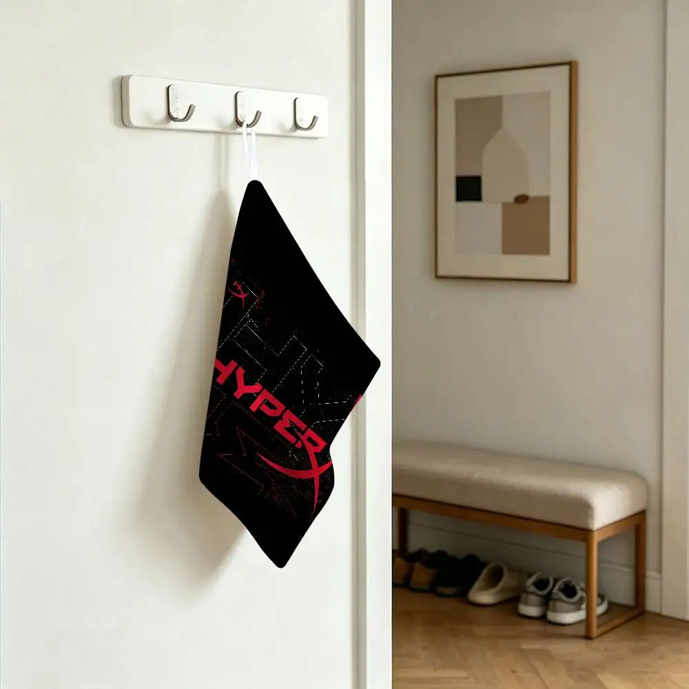 HyperX Polyester Cotton Hand Wiping Towel, Hanging Towel, Quick Dry for Kitchen Bathroom Daily Supplies 6