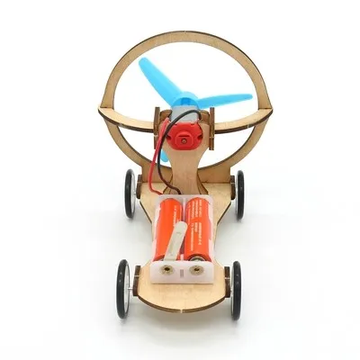 Air-powered vehicle technology small production science hand-assembled model electric education