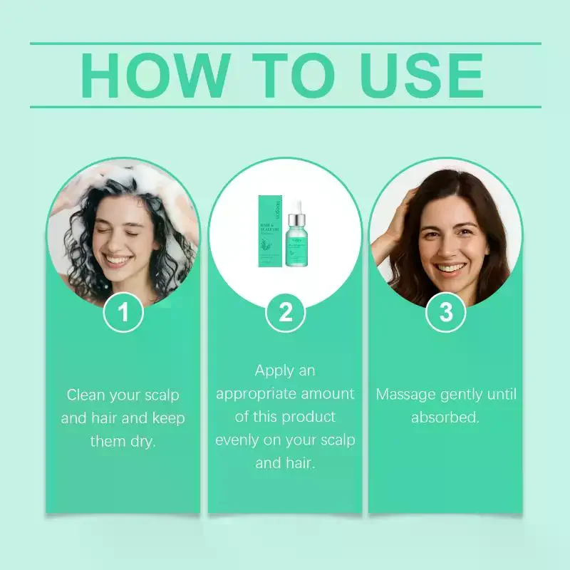 Scalp Care Essential Oil Nourishes Hydrates Repairs Damaged Hair Deep Moisturizing  For Salon Beauty At Home