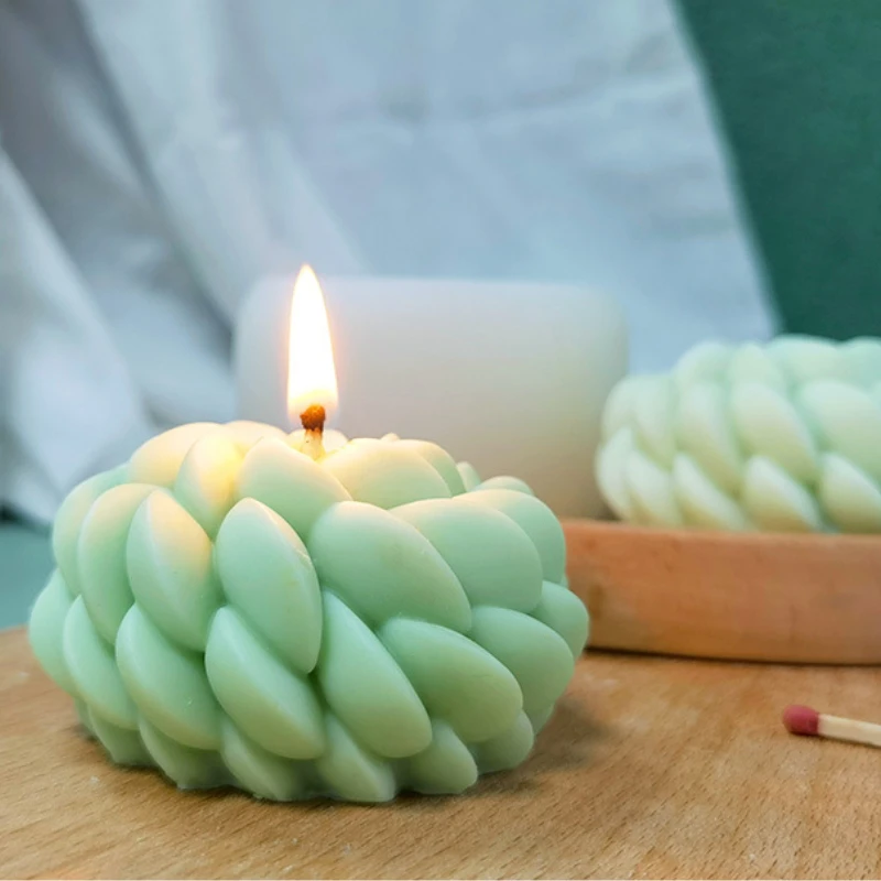 

Santa Ana Flower Candle Silicone Mold DIY Succulent Modeling Candle Making Handmade Soap Plaster Clay Resin Mold Home Decor