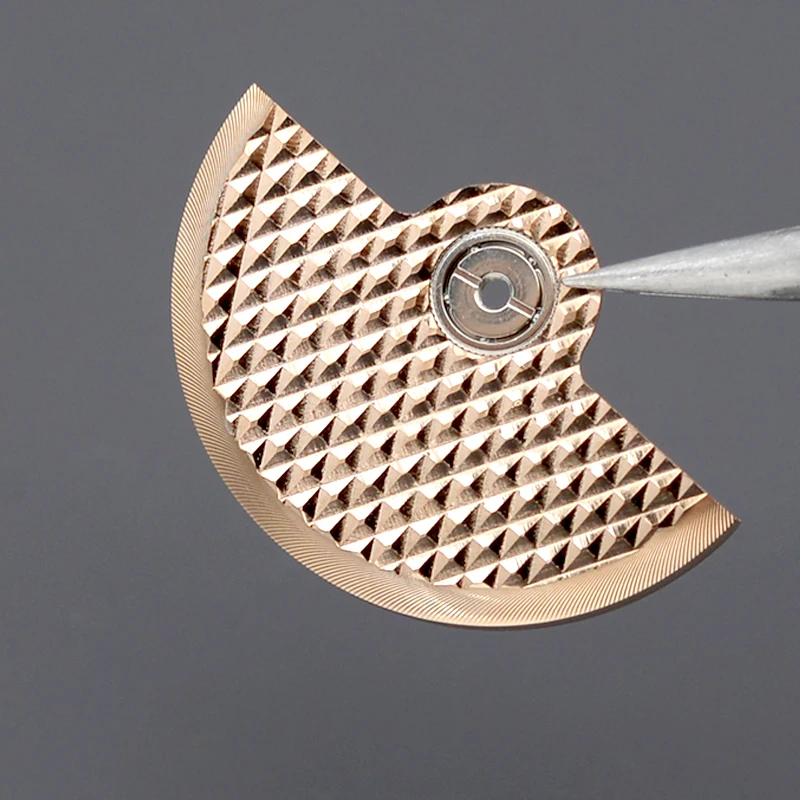 Mod NH35 Engraved Texture Oscillating Weight Rotor Automatic Hammer Rotor Watch Parts Fit NH35 NH36 NH38 NH39 NH34 Rotor