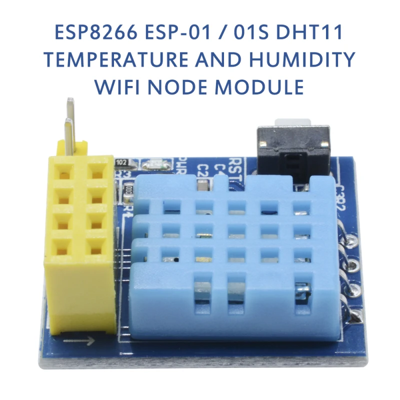 Esp-01S DHT11 وحدة استشعار درجة الحرارة والرطوبة WiFi NodeMCU بدون وحدة لاسلكية