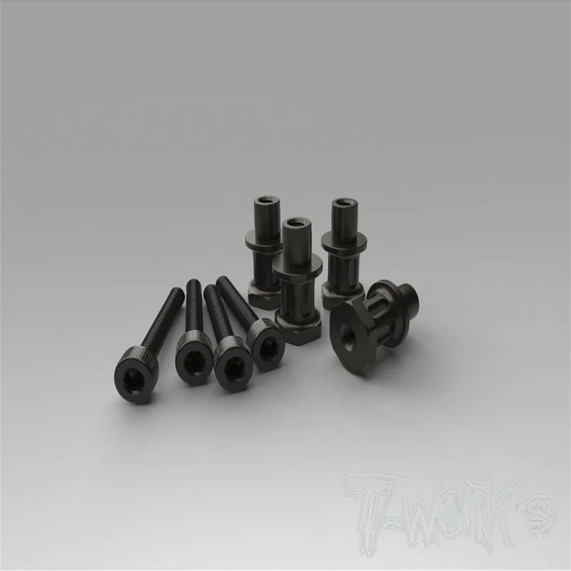 Original T works TO-240-K Hard Coated 7075-T6 Alum. Shock Standoffs (For Kyosho MP9 TKI3/TKI4/MP9e EVO/MP10) 4pcs. Rc part