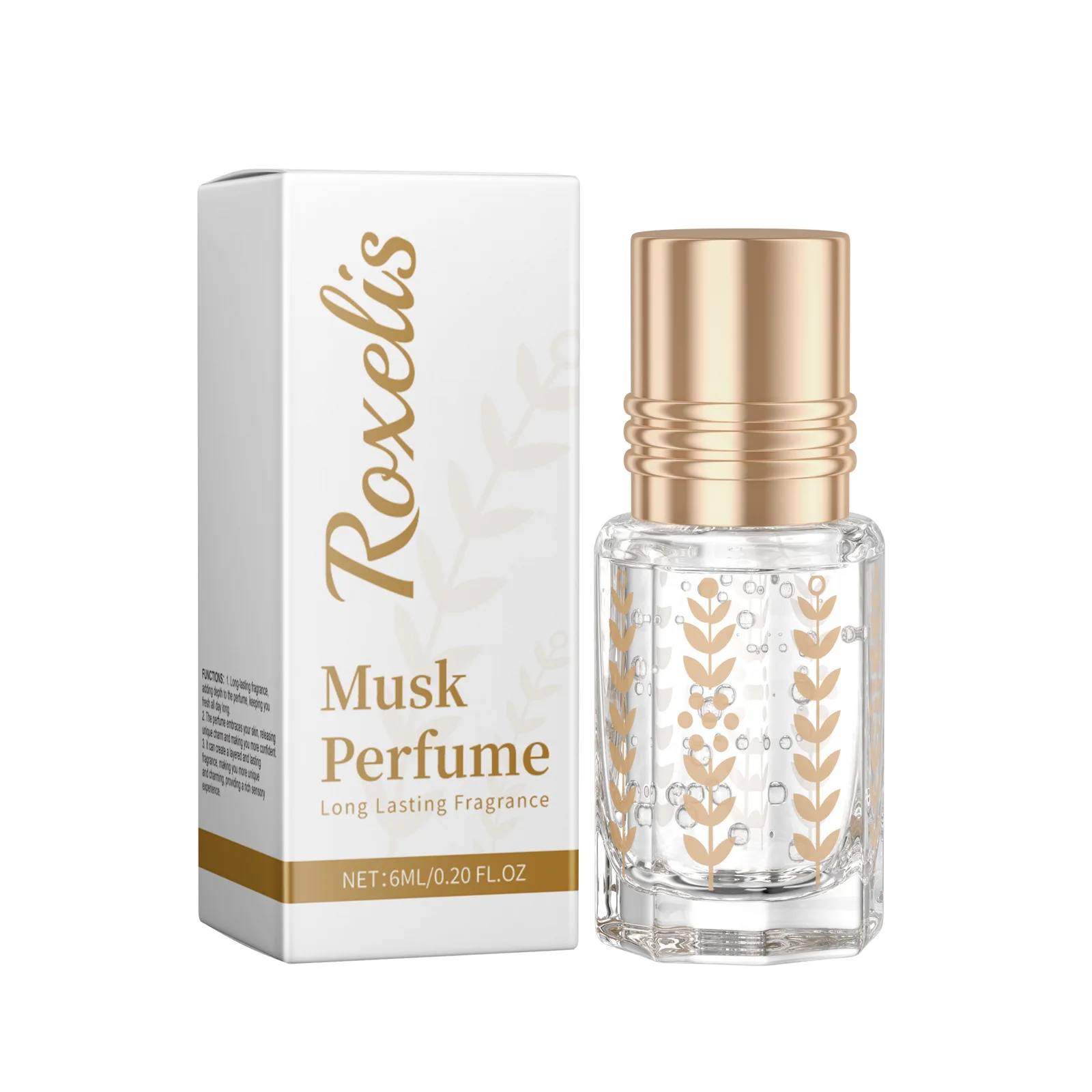 6ML musk perfume para mulheres fragrância de longa duração, realça o charme do diário bola perfume para todos os tipos de pele