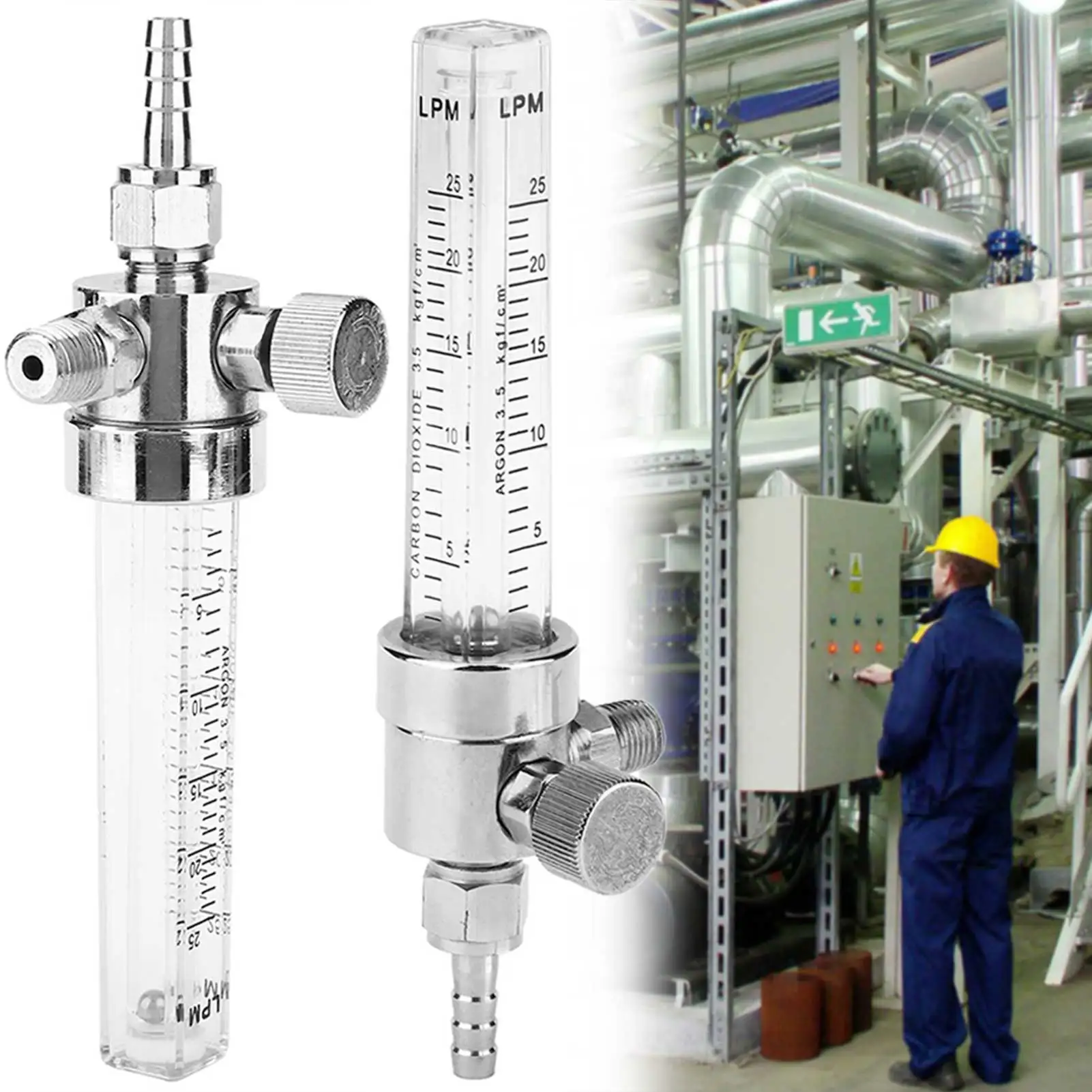 

WL-12 Tube Type Flowmeter Oxygen Measurement Instrument Testing Tool For Oxygen/Airs/Gas