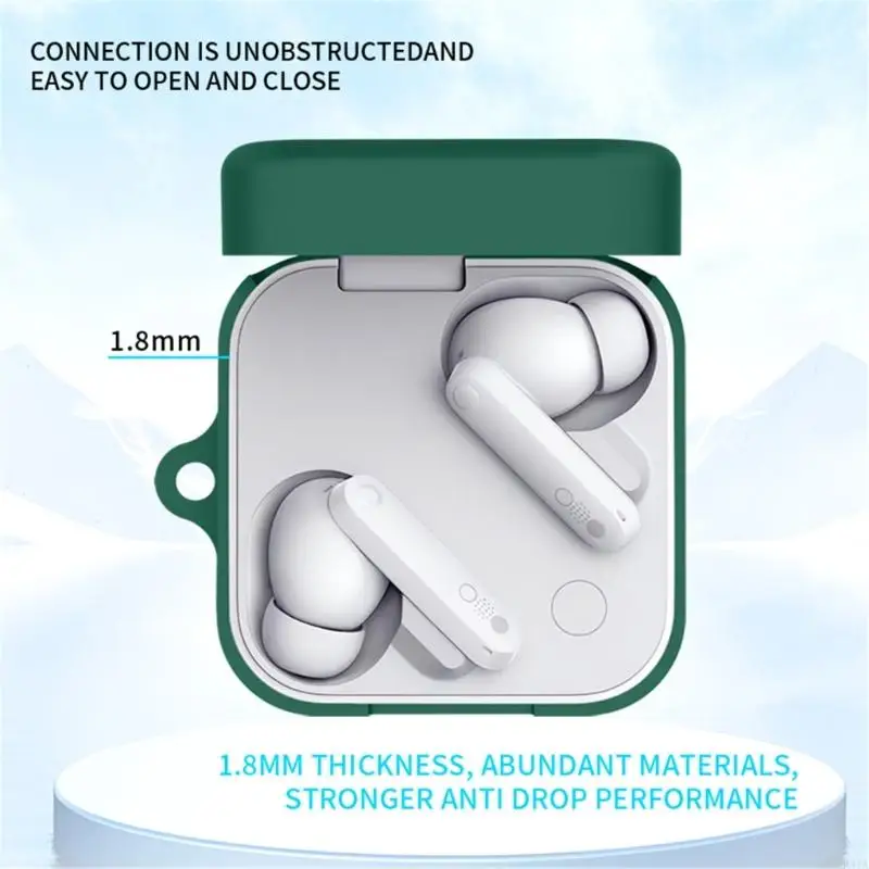 R91A 부드러운 실리콘 케이스 이어폰 파우치 커버 CMF 버드용 스크래치 방지