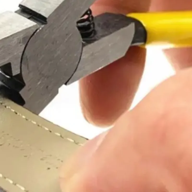 Pulseira de mão universal relógio banda cinto perfuração perfurador couro ferramenta buraco alicate ferramentas 2.0mm