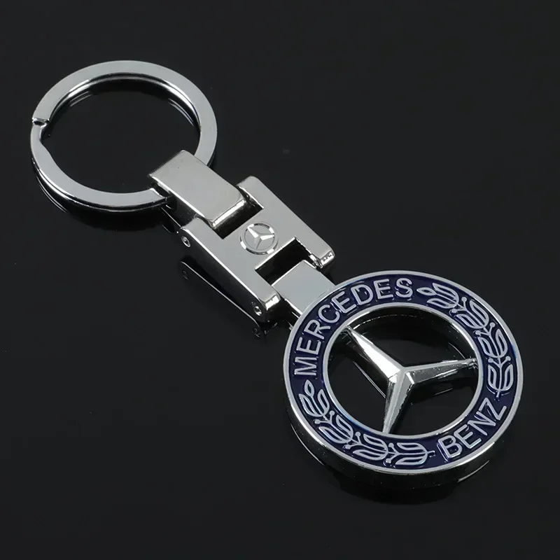 Llavero colgante con logotipo de coche para ercedes Benz, W204, W205, W203, W221, W124, W210, W211, W212, W213, W214, W222, W108