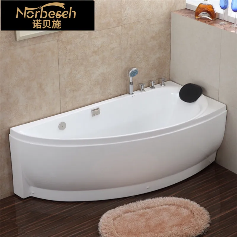 حوض استحمام صغير للشقة بسعر الجملة من الشركة المصنعة، حمام منزلي مستقل من الأكريليك لركوب الأمواج، جاكوزي 1.3-1 متر