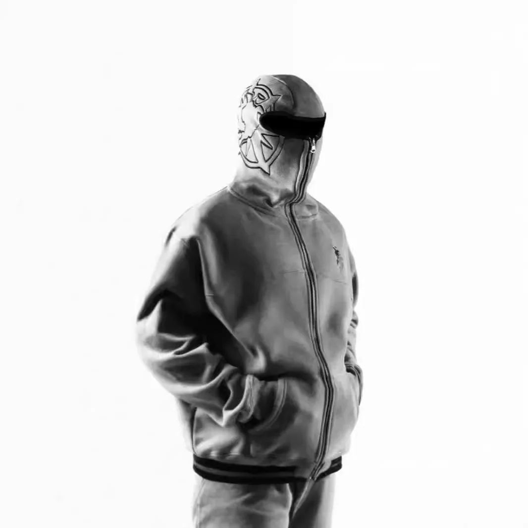 Street Sle Long Sve round Ne sudadera Faionable Personali invierno nueva llegada abrigo cárdigan de punto transfronterizo