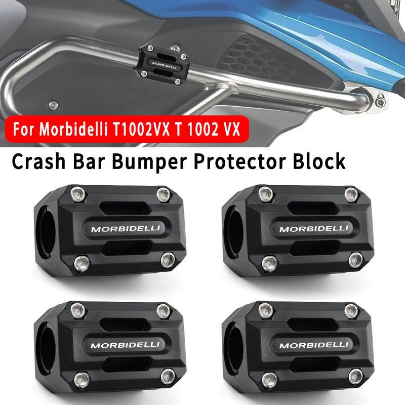 Engine Crash Bar Protection Bumper Decorative Guard Block 22/25/28mm For Morbidelli T1002VX T 1002 VX Motorcycle Accessories