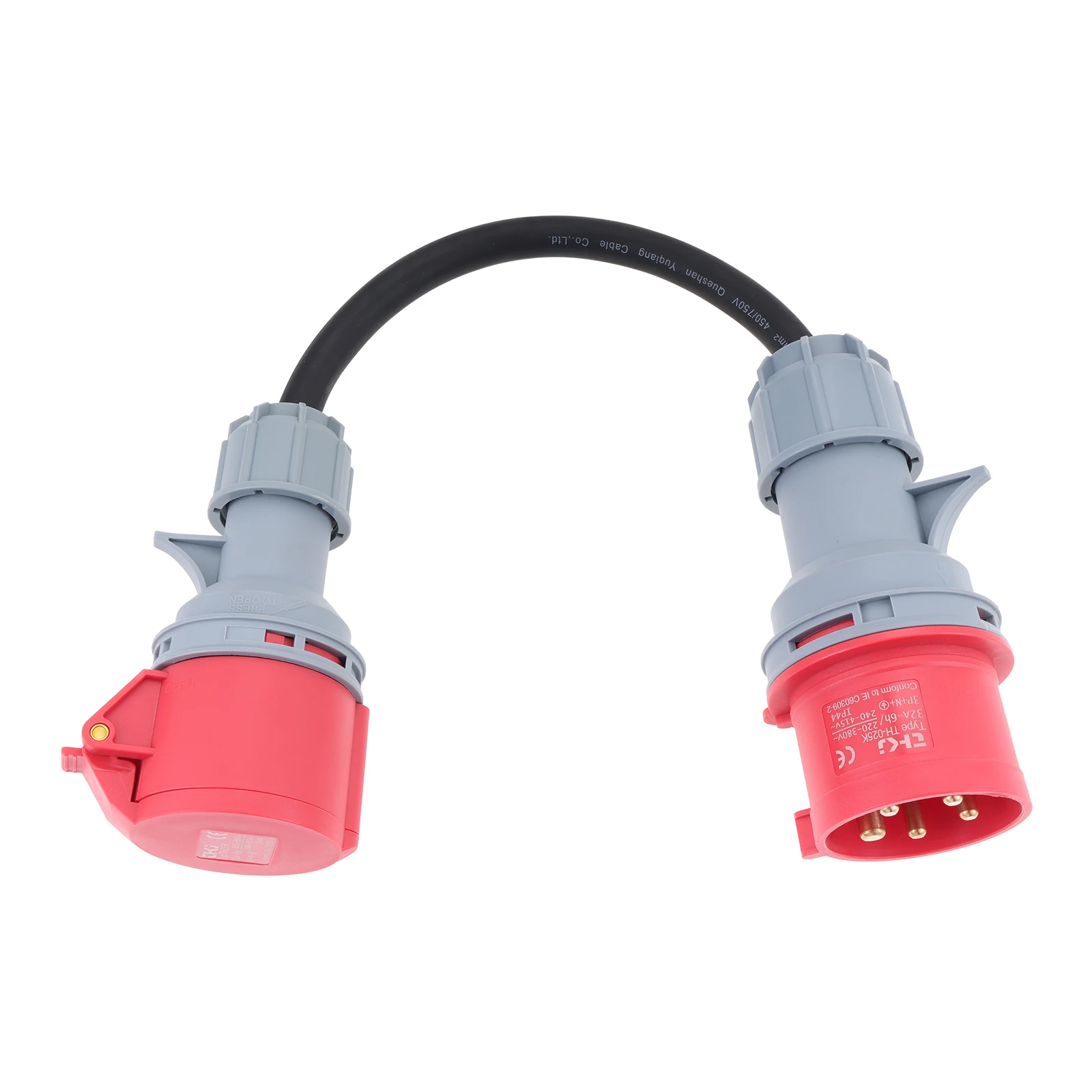 CEE Adapter 32 A To 16 A High Current Adapter 3 Phases 5 Pin for Chargers Electric Vehicles Industrial Household Applications