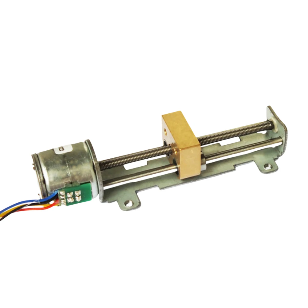 Micro 20mm 2-phase 4-wire High thrust Stepper Motor Long Linear Screw Slider Position Copper Nut DIY  XYZ 3D Laser Printer