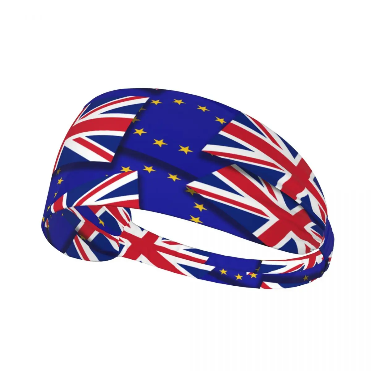 Headband Sports Yoga Fitness Stretch Sweatband Hair Band Elasticity Headband Flag Of The United Kingdom
