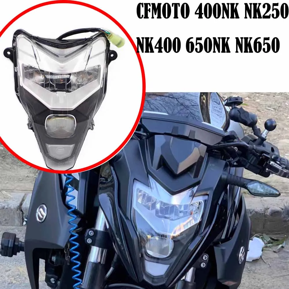 Headlight Assembly FOR CFMOTO 400NK NK250 NK400 650NK NK650 Motorcycle LED Headlight Headlamp 23year style