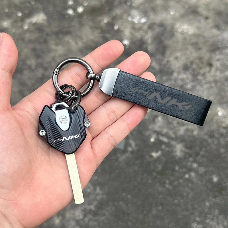 For CFMOTO 675NK 675 NK 675-NK CF MOTO 2022-2025 High Quality Motorcycle CNC Accessories Key Cover Case Shell Keyring KeyChain