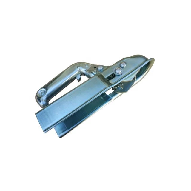 Trailer Coupler 50mm Coupler 60mm Square Tube Coupler Trailer Tow Hitch Coupling 3500lbs Quality Straight Customized Sliver