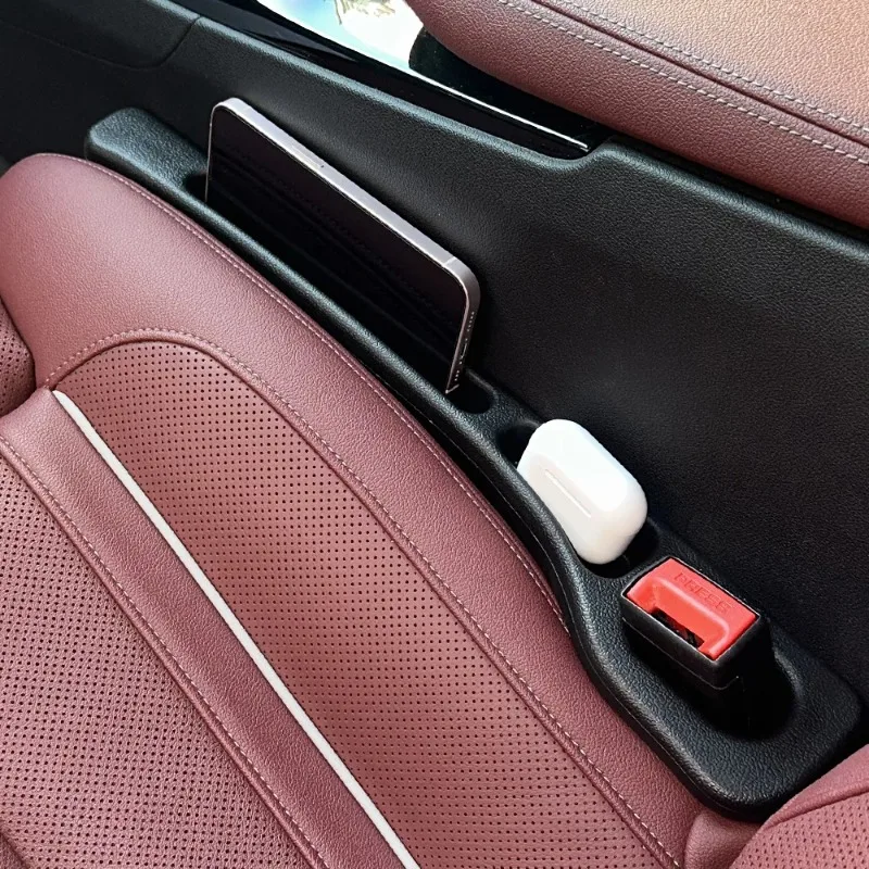 2 Stück Autositz-Lückenfüller, Seitennaht-Steckerstreifen, auslaufsicherer Füllstreifen für alle Automodelle, Geldbörse, Telefonhalter, Autozubehör