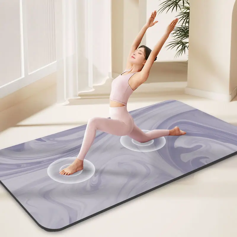 

Коврик для йоги Спортивный толстый широкий амортизирующий звукоизоляционный нескользящий прочный устойчивый к пятнам домашний танцевальный тренажерный зал New 요가 매트