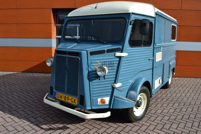 Ciężarówki do lodów Przyczepa gastronomiczna Retro Food Truck Elektryczna ciężarówka z jedzeniem USA Mobilna ciężarówka z jedzeniem na sprzedaż