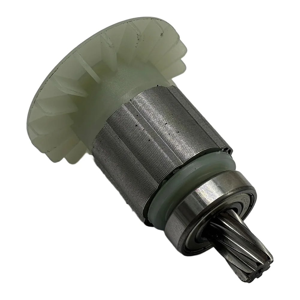 36V Electric Chain Saw Rotor Brushless Type 8 Teeth 25mm Shaft 55mm Length Copper Windings Bearings for Power Tools