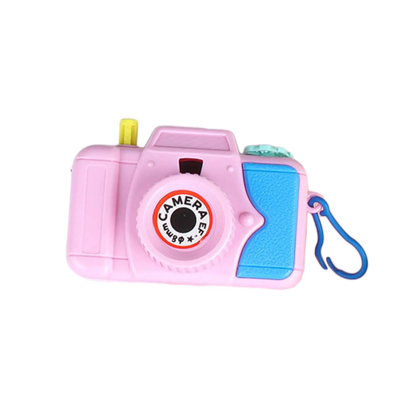Educational Viewfinder Camera Toy for Kids 3-6 Years Old Mini Pretend Play Prop with Pictures Portable ABS Plastic Camera for