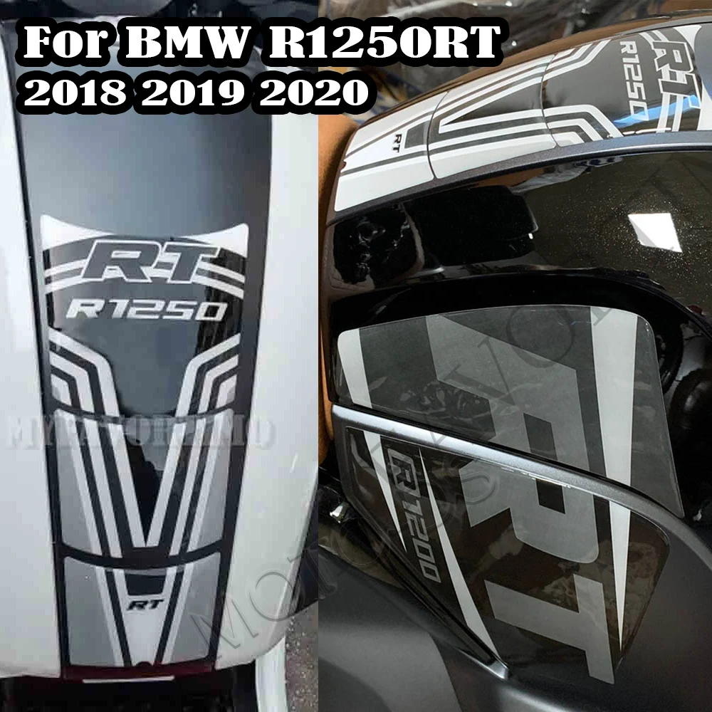 R1250RT Motorcycle Tank Pad Stickers Trunk Luggage Case Emblem Decal Protector For BMW R1250RT R 1250 RT 2018 2019 2020