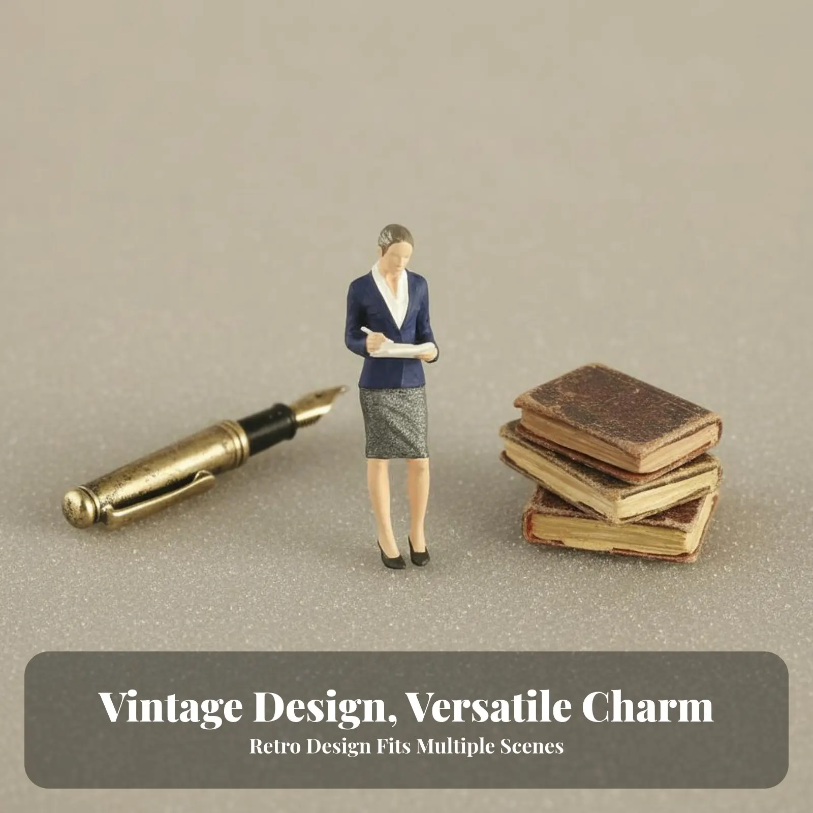 

1:64 Scale Human Figure Collectible 1:64 Scale People Figurine Nostalgic Design Miniature Person Highly Detailed for Collectors