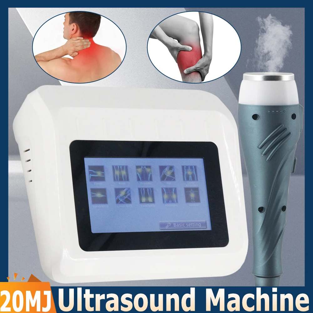 

20MJ Physiotherapy Therapeutic Ultrasound Machine Relieves Muscle Pain Massage Relax Professional Ultrasonic Therapy Massager