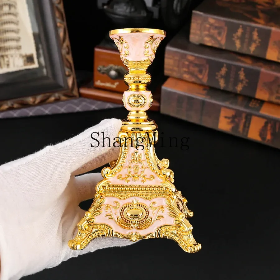 

CLL New Simple Candle Holder Restaurant Hotel Supplies Home Candle Holder Romantic Wedding Candle Holder