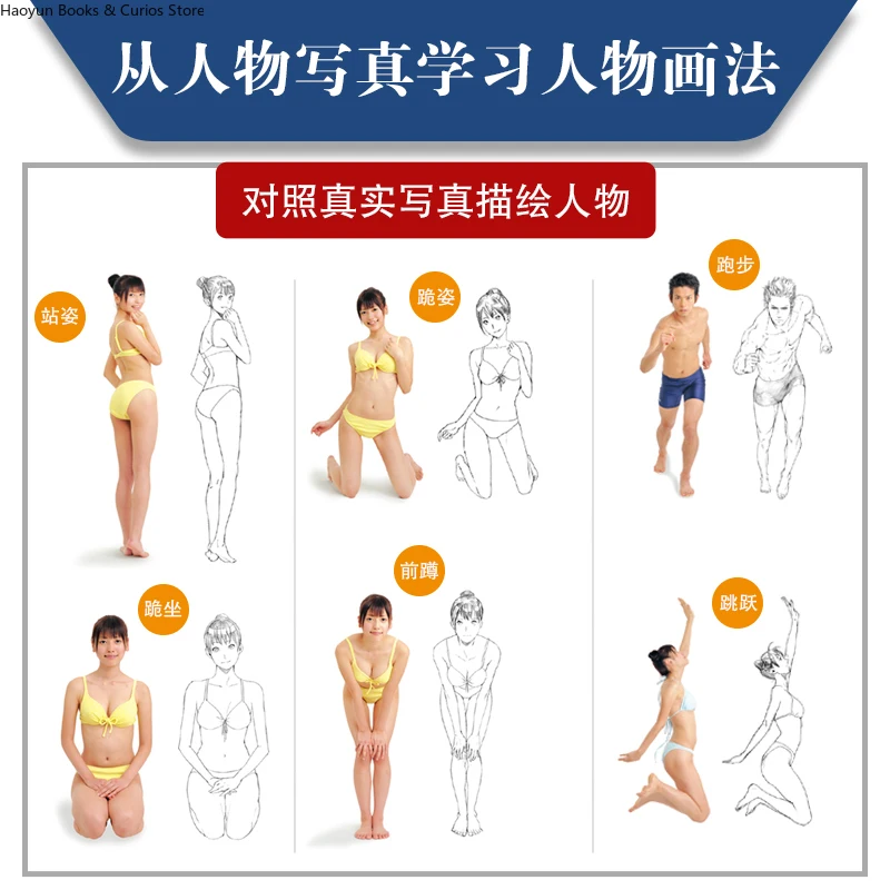 رسم الشكل من التصوير الفوتوغرافي: دليل عملي، فن المانجا اليابانية: دليل لرسم الشكل #4