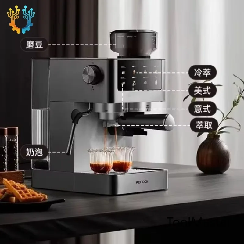 

【2026】Compact Cold Brew Espresso Maker - Stainless Steel Body Grind-All-in-One With Constant Temperature Control For Home Use