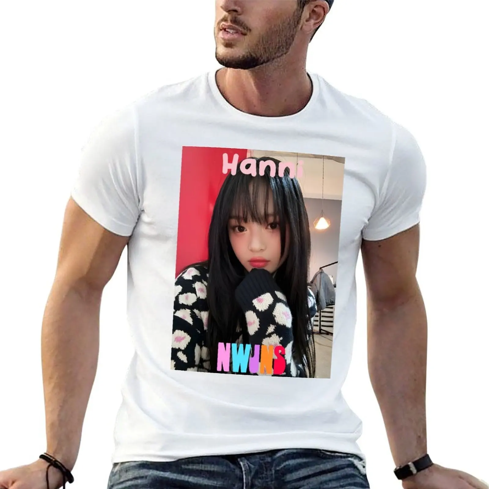 

Hanni Cool With You T-Shirt anime tshirt t shirt man cotton t shirt man plain T-Shirt
