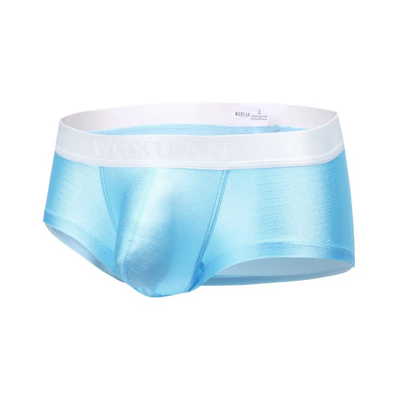 Men's underwear brushed boxer briefs simple and smooth high-grade men's underpants