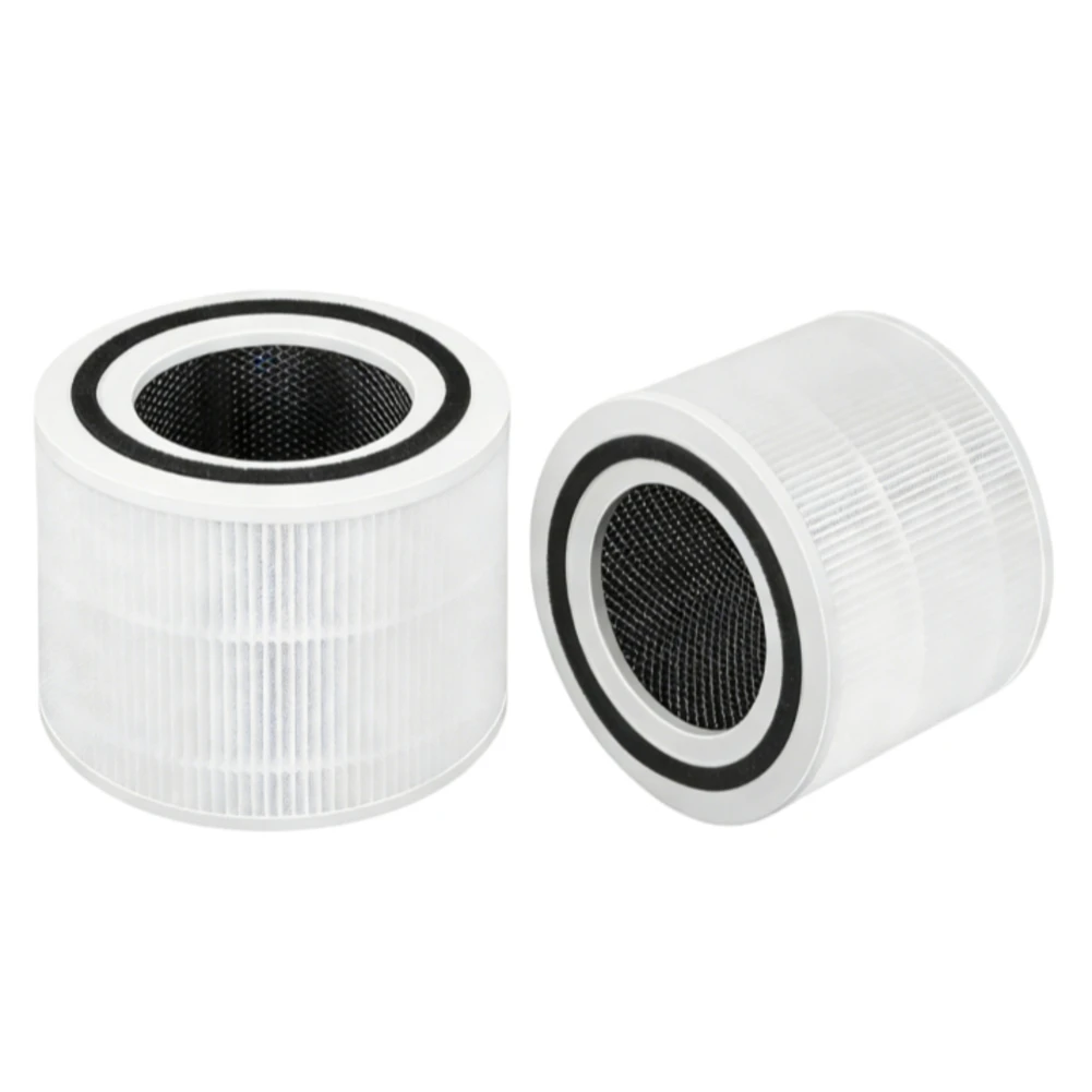 

Комплект из 2 фильтров для очистителя воздуха Core 300-RF, эффективность фильтрации 99,97%, белый цвет, совместимая конструкция, с активированным углем