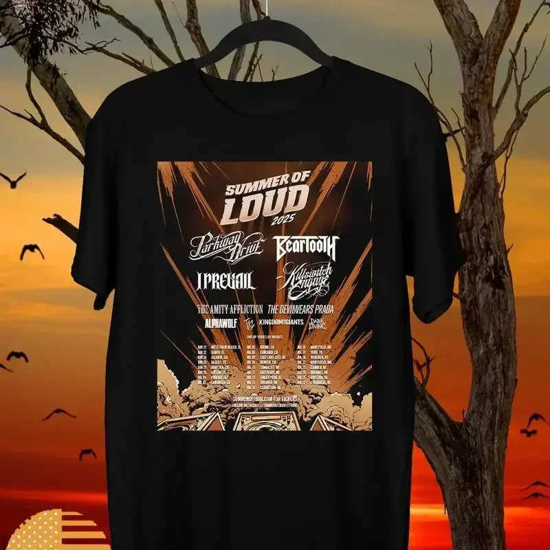 North America Summer Of Loud PARKWAY DRIVE 2025 T Shirt Full Size S 5XL ET1180