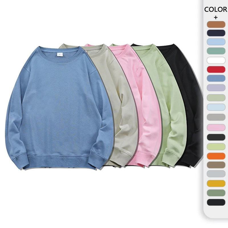 

Golf Clothing Crewneck Sweatshirt Basic Regular Fit Long Sleeve Solid Color Round Neck Pullover Sweatshirt