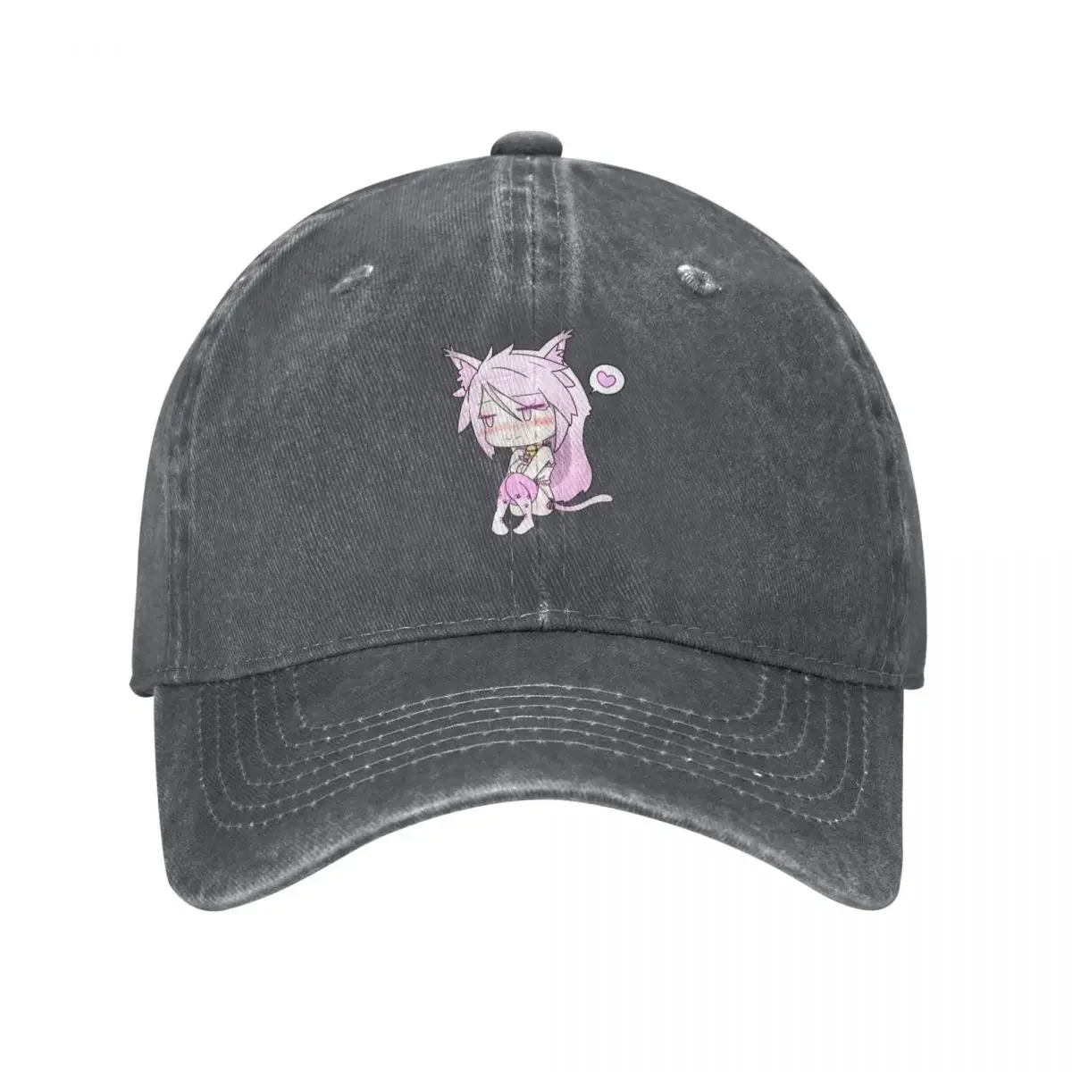 Chibi Blush Baseball Cap Horse Hat Rugby Mens Caps Women's