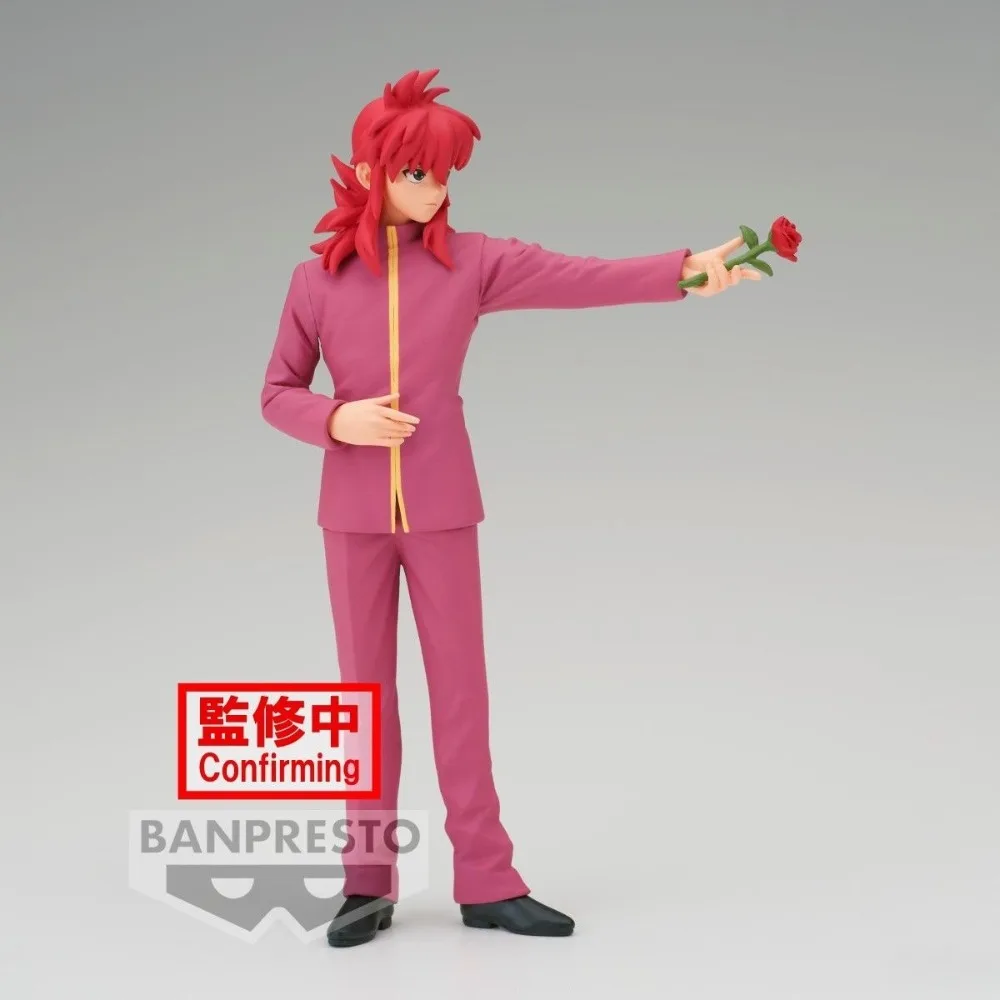 Original genuíno bandai banpresto dxf yuyu hakusho kurama e youko kurama pvc figura modelo anime desktop ornamento brinquedo presente
