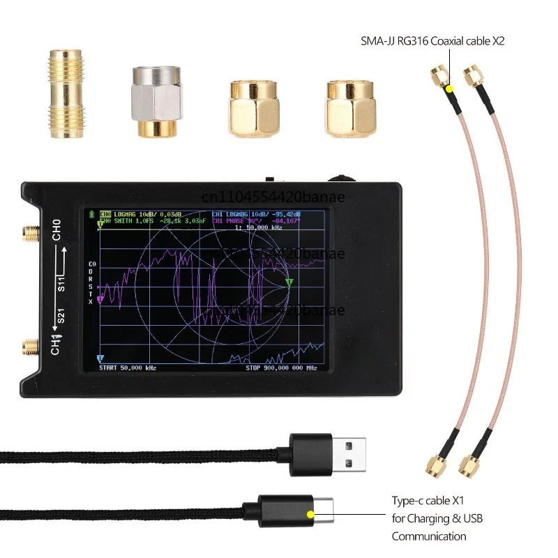 Network analyzer, antenna analyzer, shortwave MF HF VHF UHF talent H4