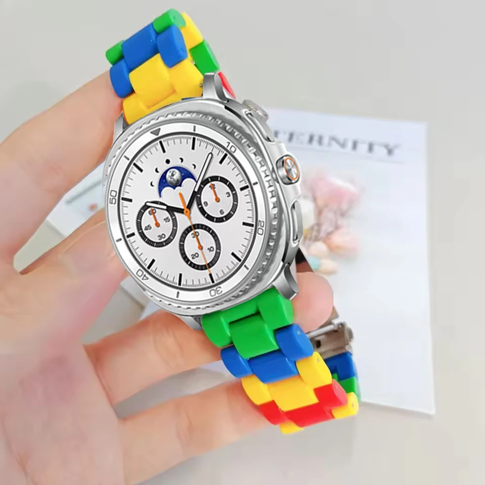 Transparentes Band für Samsung Galaxy Watch 8 Classic 46 mm Armband Damen Armband für Samsung Watch 8 40 mm 44 mm Armband Zubehör