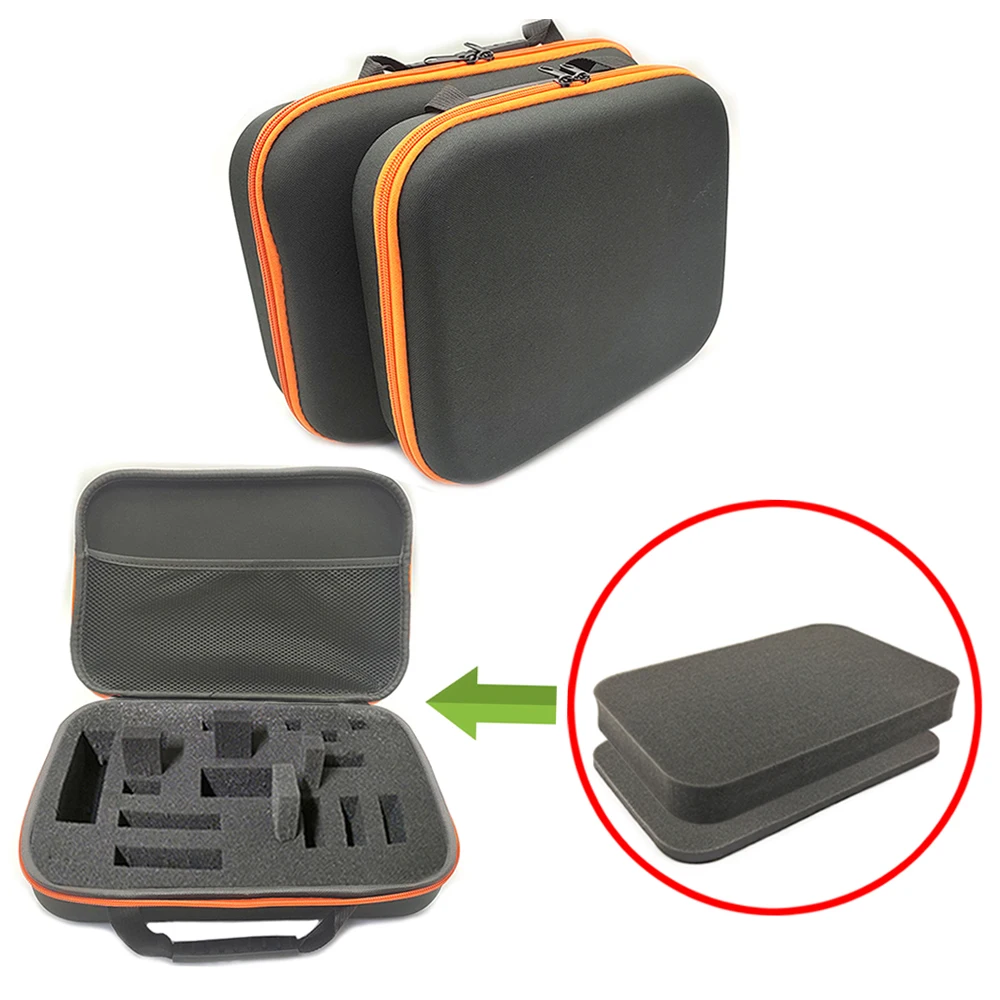 EVA Outdoor Travel Storage Case Camera Foam Box Shockproof Pouch Handbag for Car Jump Starter Power Electric Drill Tool Bag